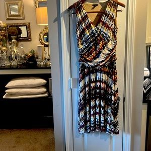 Great everyday dress, blazer or Jean jacket. Be in style Very forgiving section.